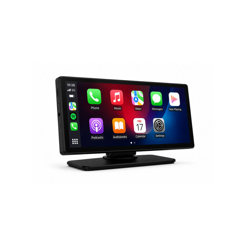 GOGO Drive Display 10.26″ – Wireless CarPlay & Android Auto with Dash Cam