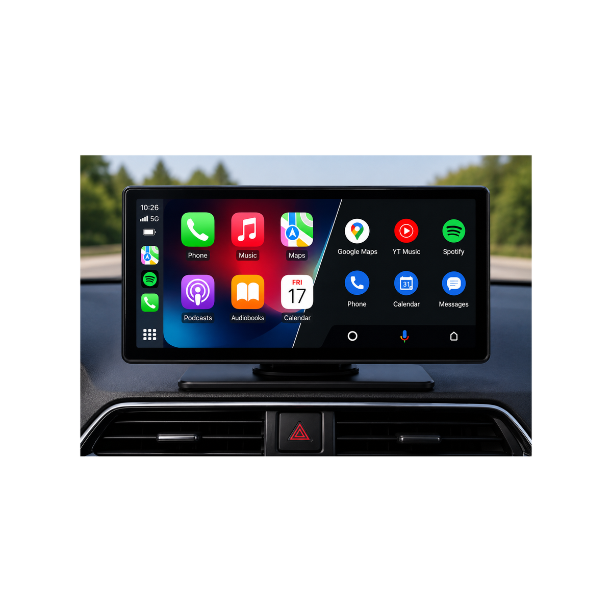 GOGO Drive Display 10.26″ – Wireless CarPlay & Android Auto with Dash Cam